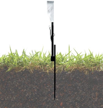 Outdoor Pole With Ground Stake And Free Carrying Case